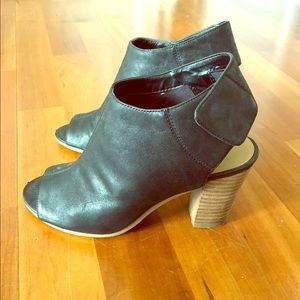 Nine West Liamo Open Toe Leather Slingback Sz 6